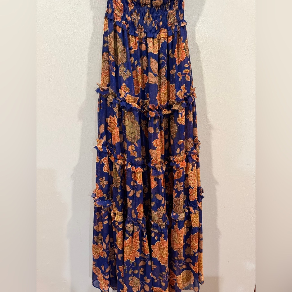 MISA NWT Floral Print Maxi Dress Size XXS fits Small - Picture 6 of 9